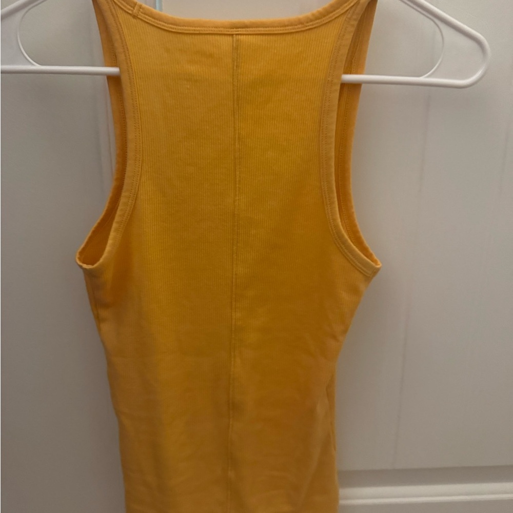 American Eagle Outfitters Mustard Tank Top - Picture 2 of 3